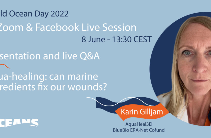 Aqua-healing: can marine ingredients fix our wounds? JPI Oceans Live session