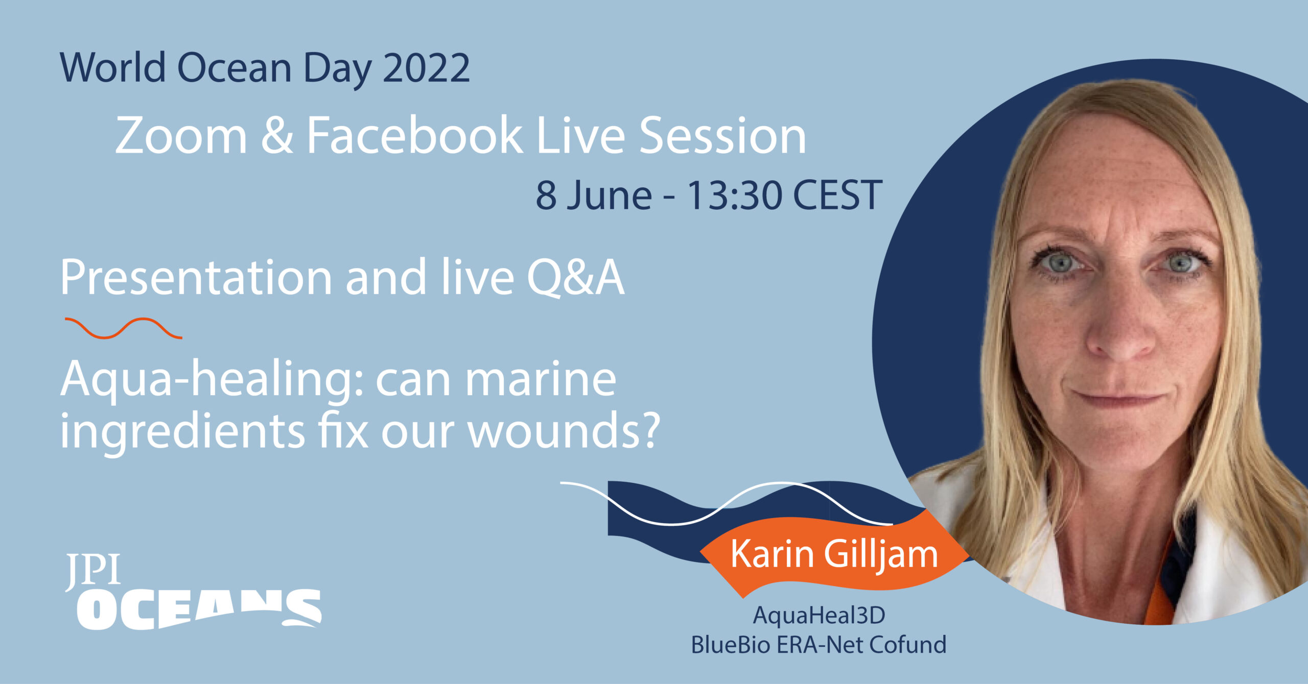 Aqua-healing: can marine ingredients fix our wounds? JPI Oceans Live session